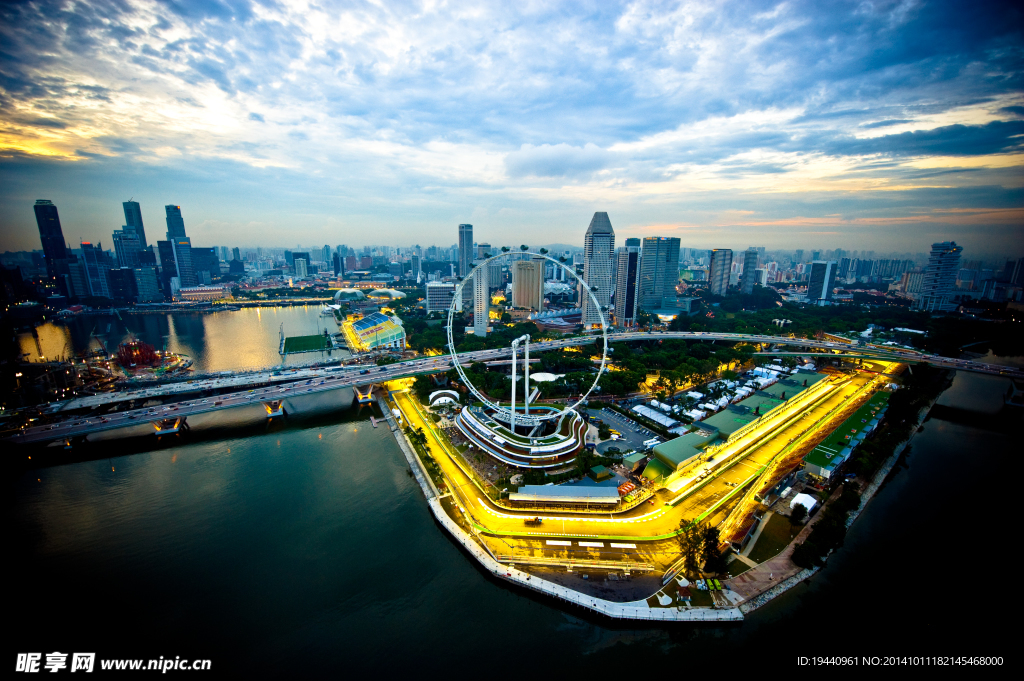 新加坡 都市夜景