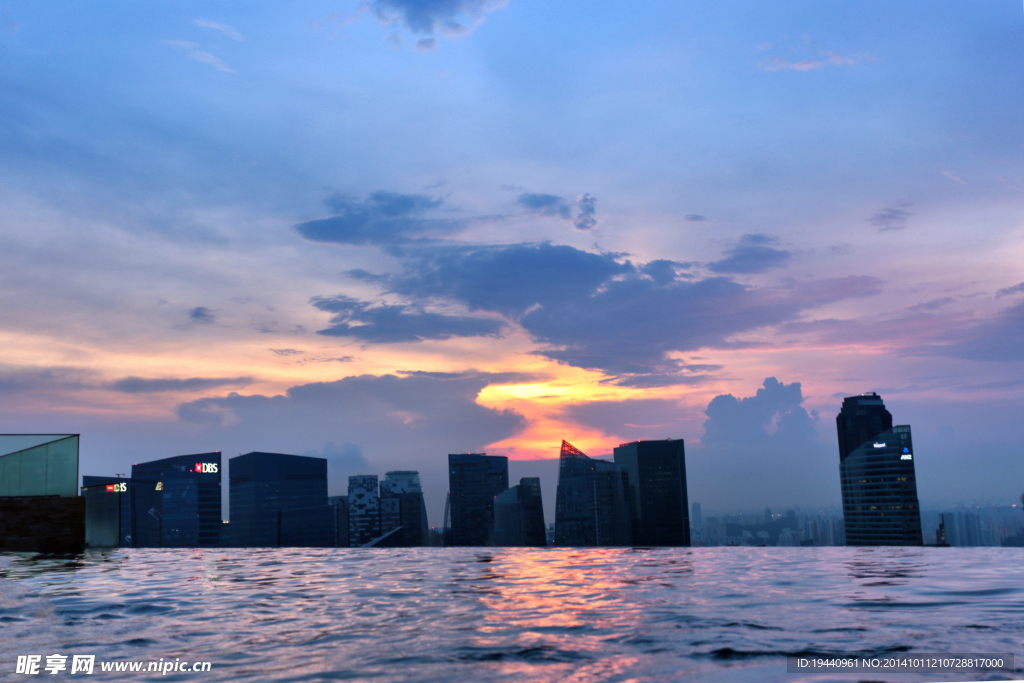 新加坡 都市夜景