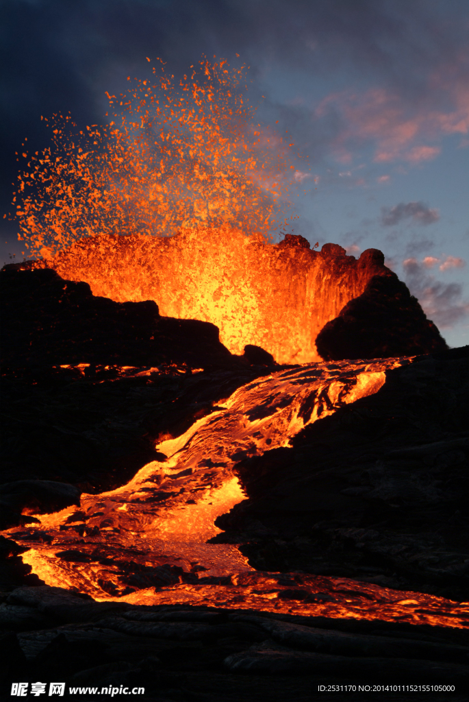 火山爆发