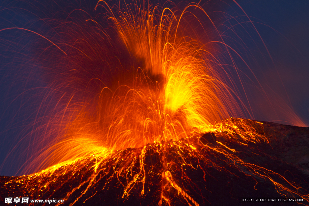 火山爆发