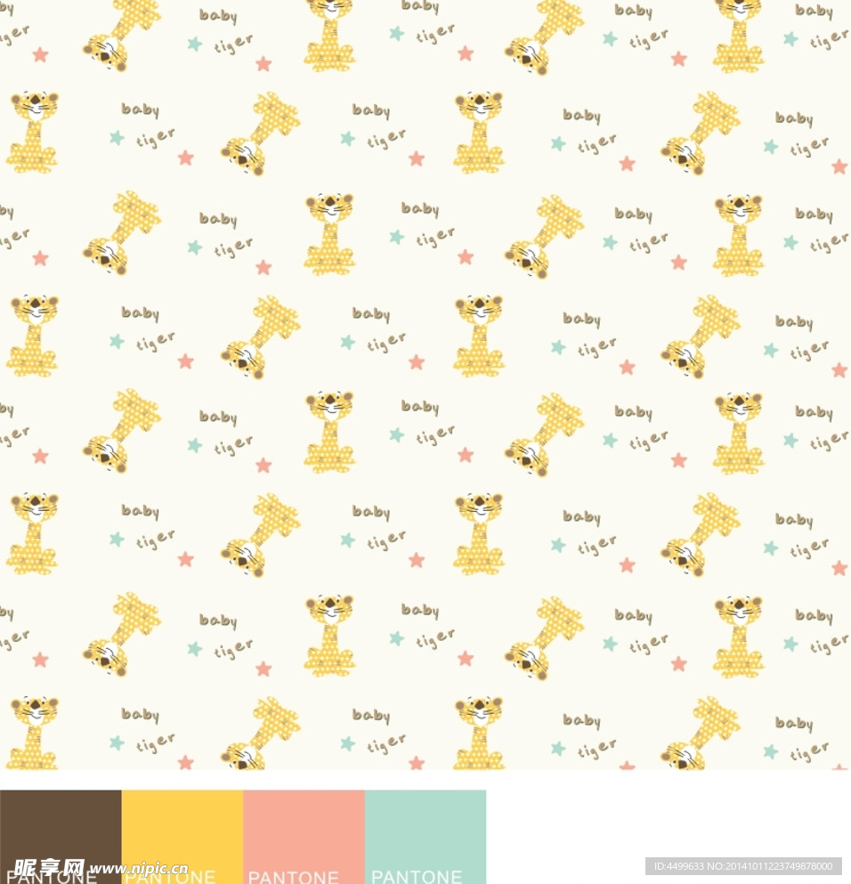 卡通布纹