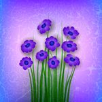 手绘鲜花