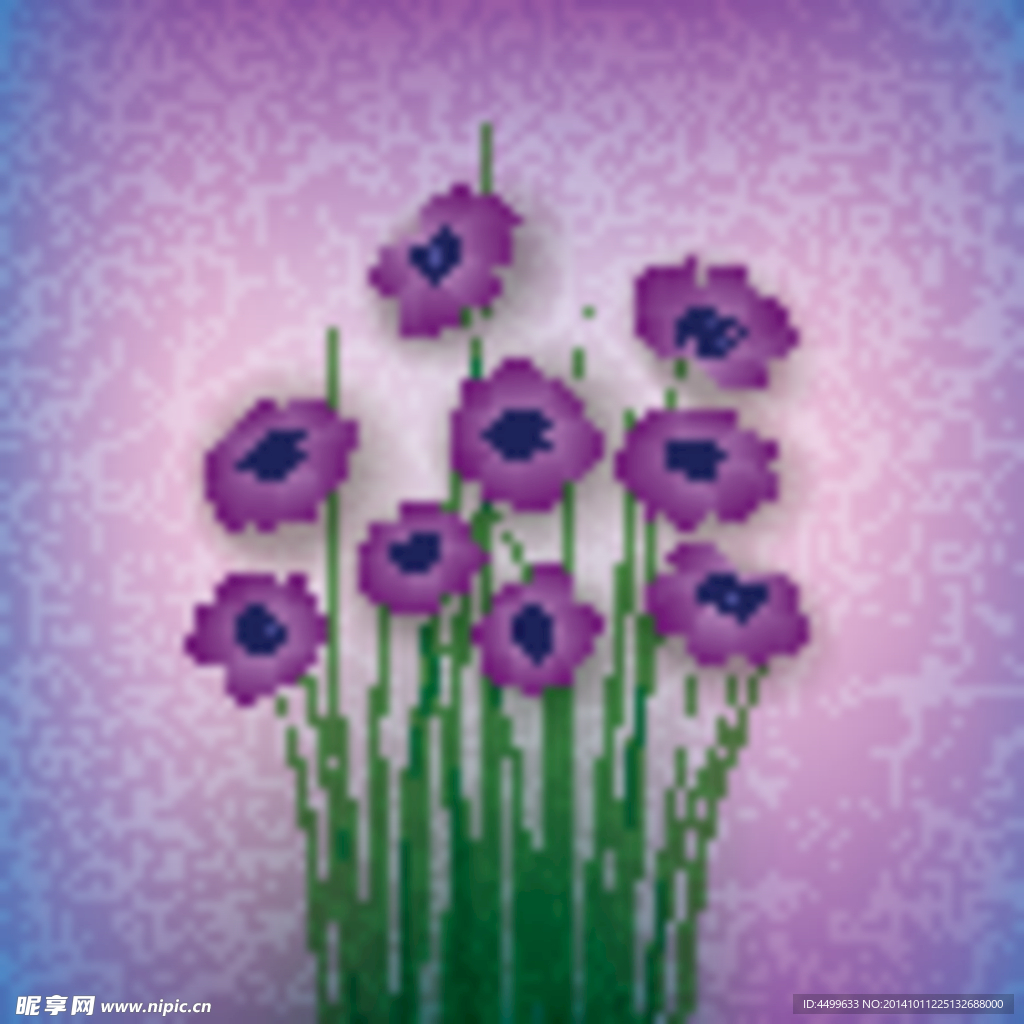 手绘鲜花