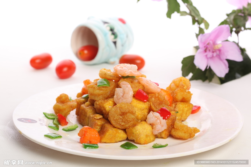 椒盐虾球