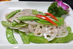 莲藕炒豌豆