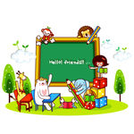 动物黑板教学