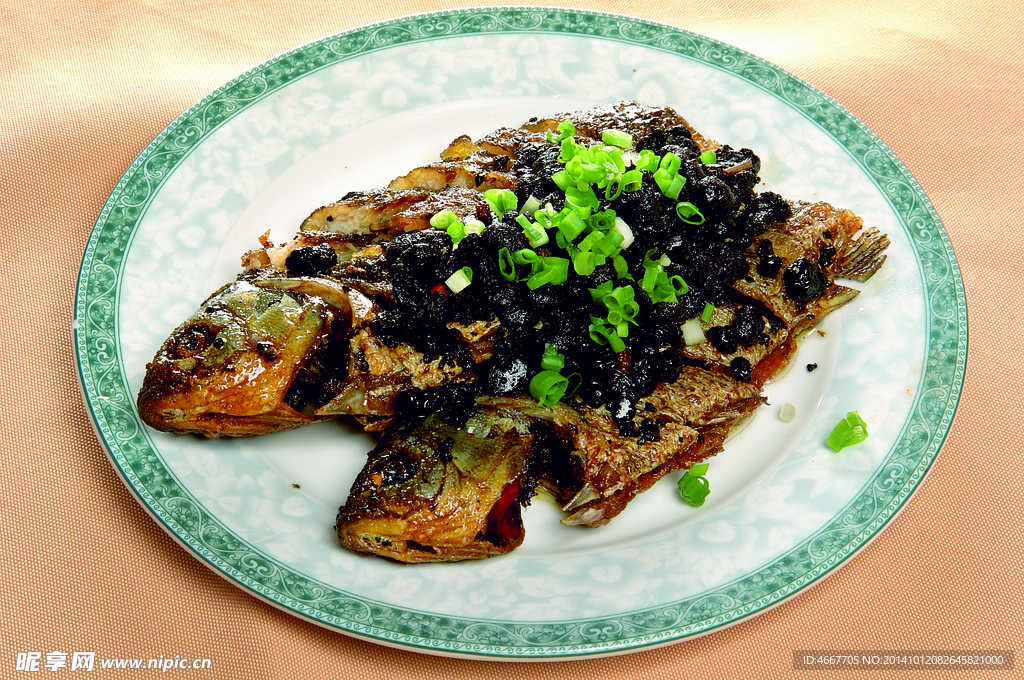豆豉鲫鱼