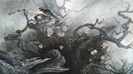 《私语》   （砂石画）