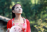 通城县黄袍山古装美女