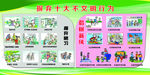 不文明行为绿色展板