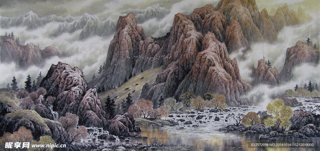 雁鸣苍山红