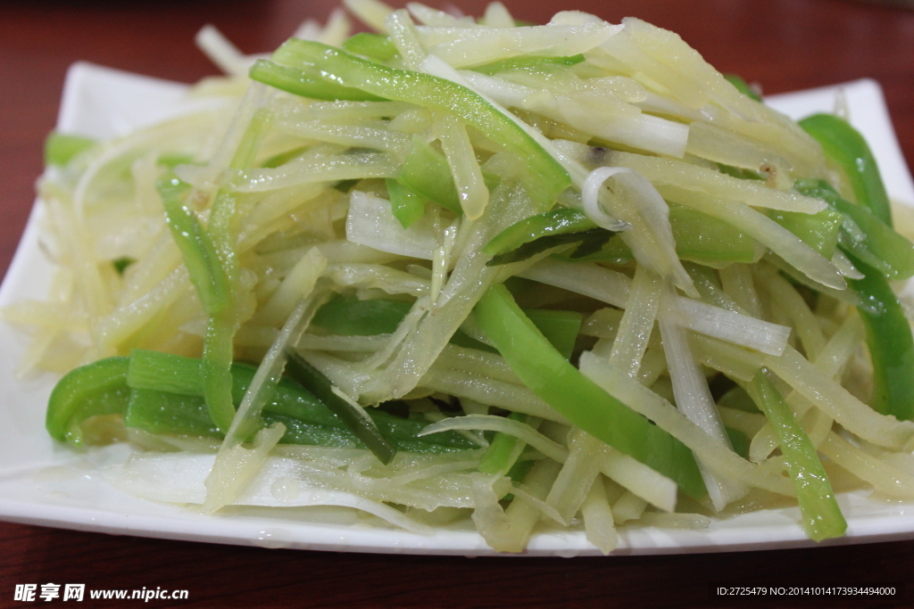 青椒土豆丝 凉菜