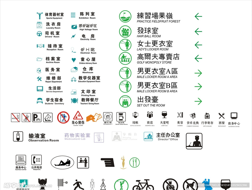 常用标识图标公共标识