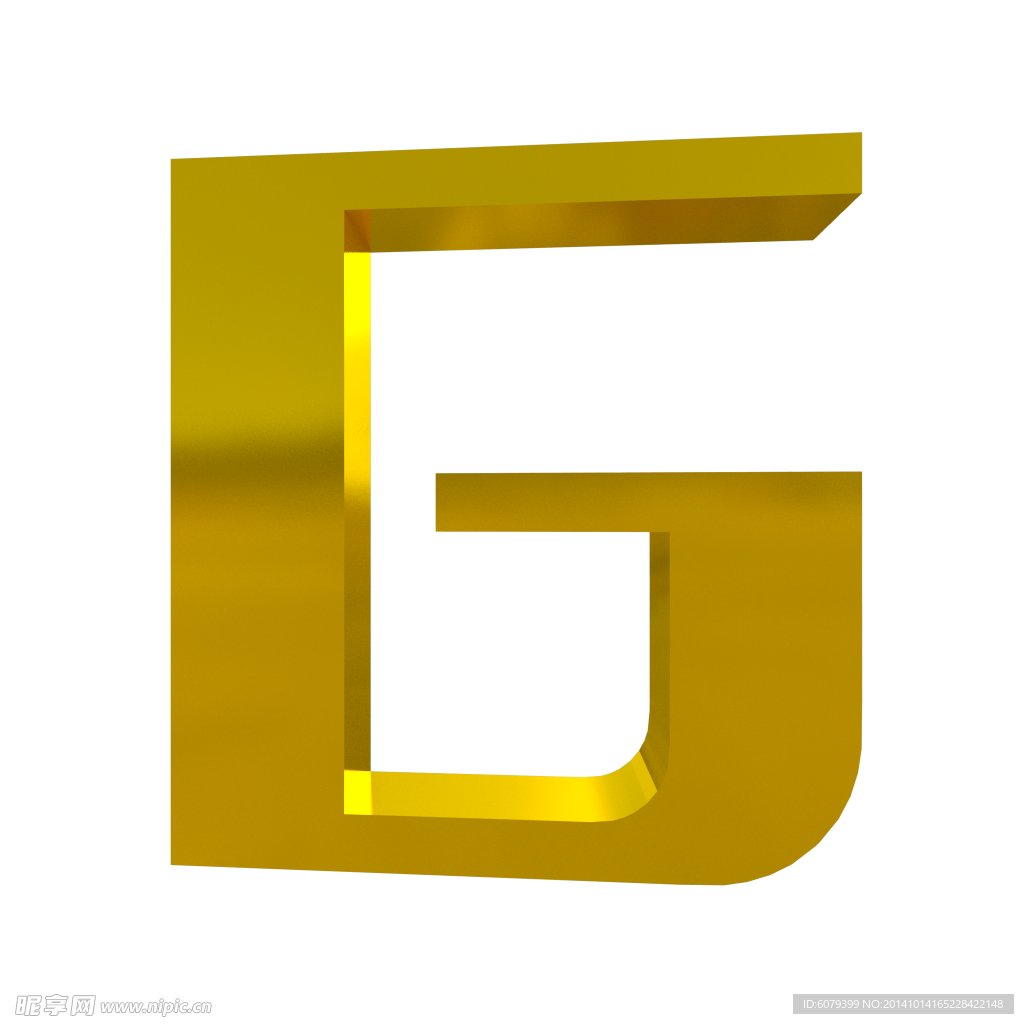 3D字体G