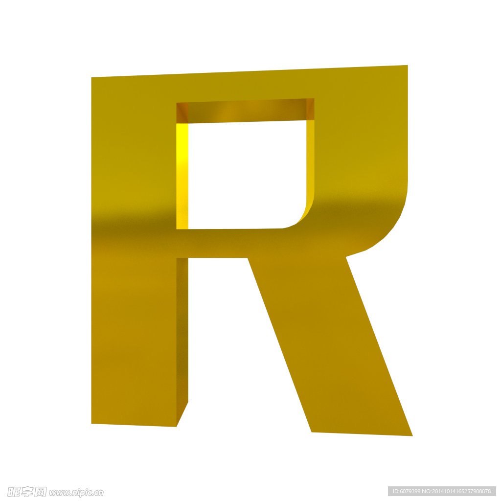3D字体R