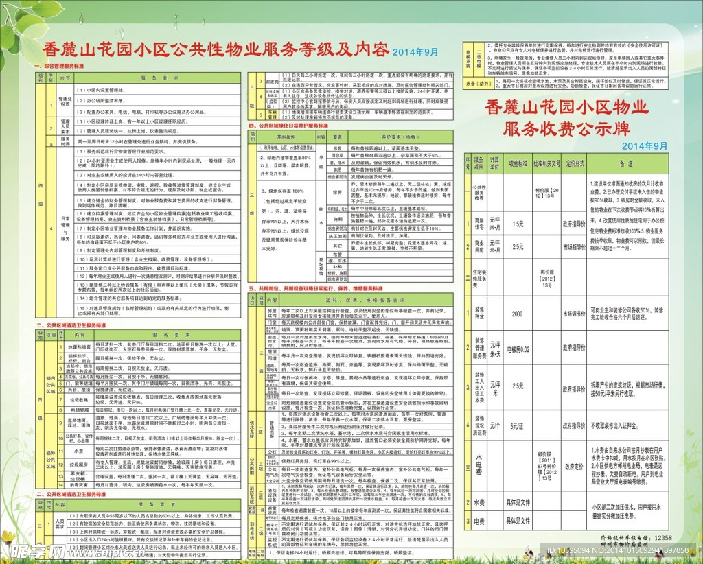 小区公示栏