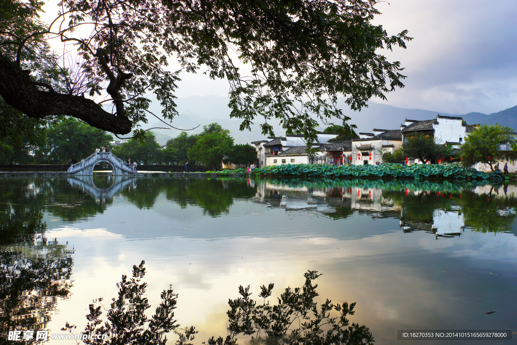 宏村全景