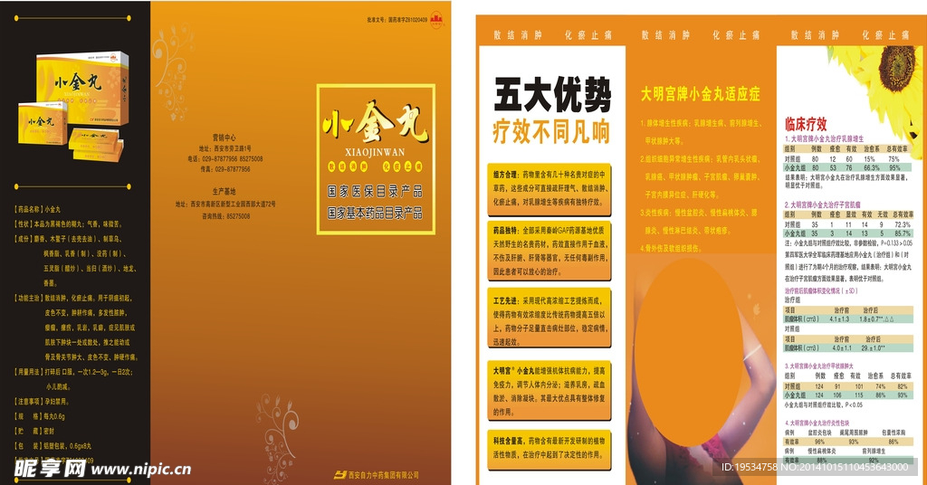 小金丸折页
