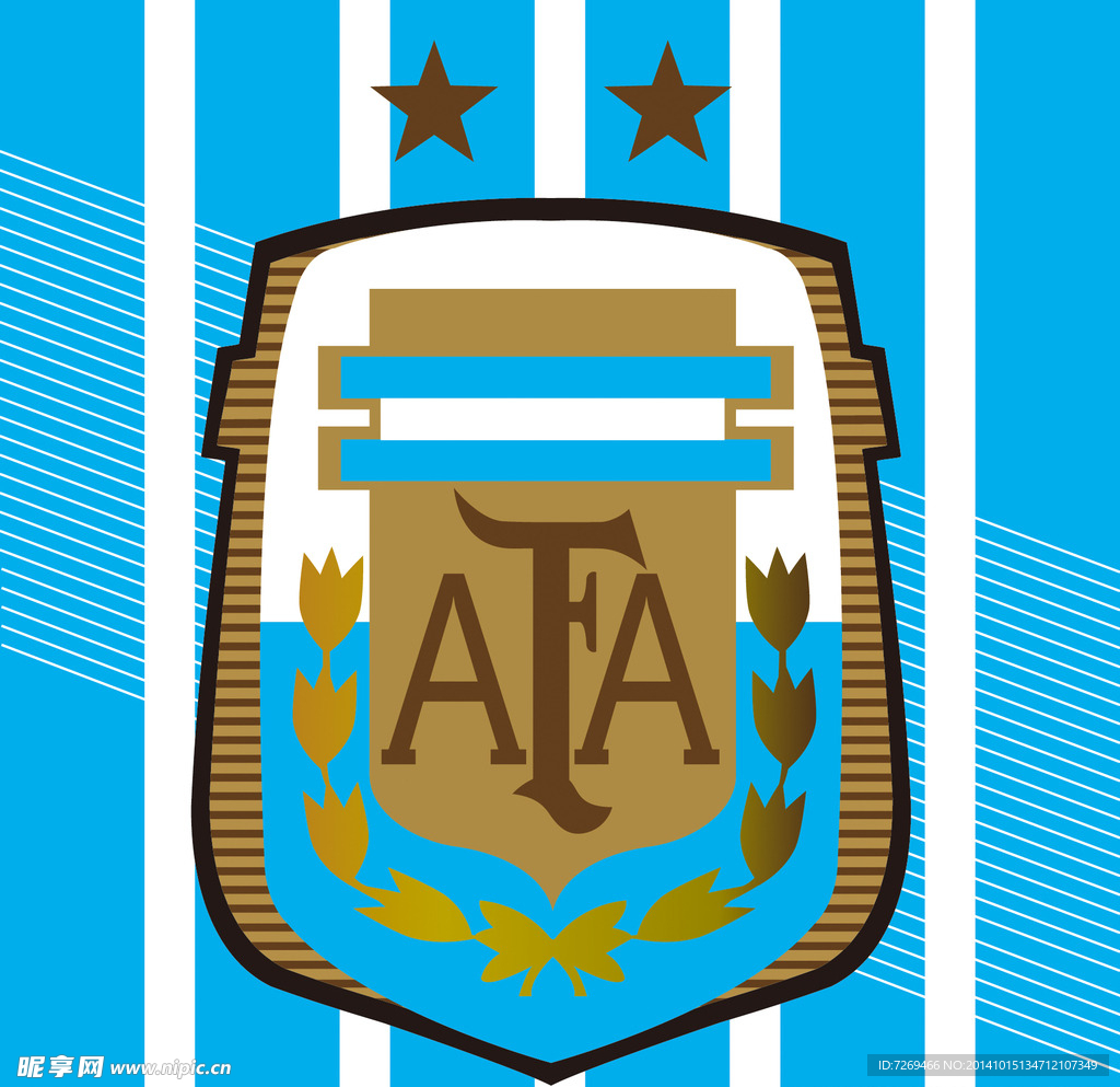 阿根廷国家队足球标志