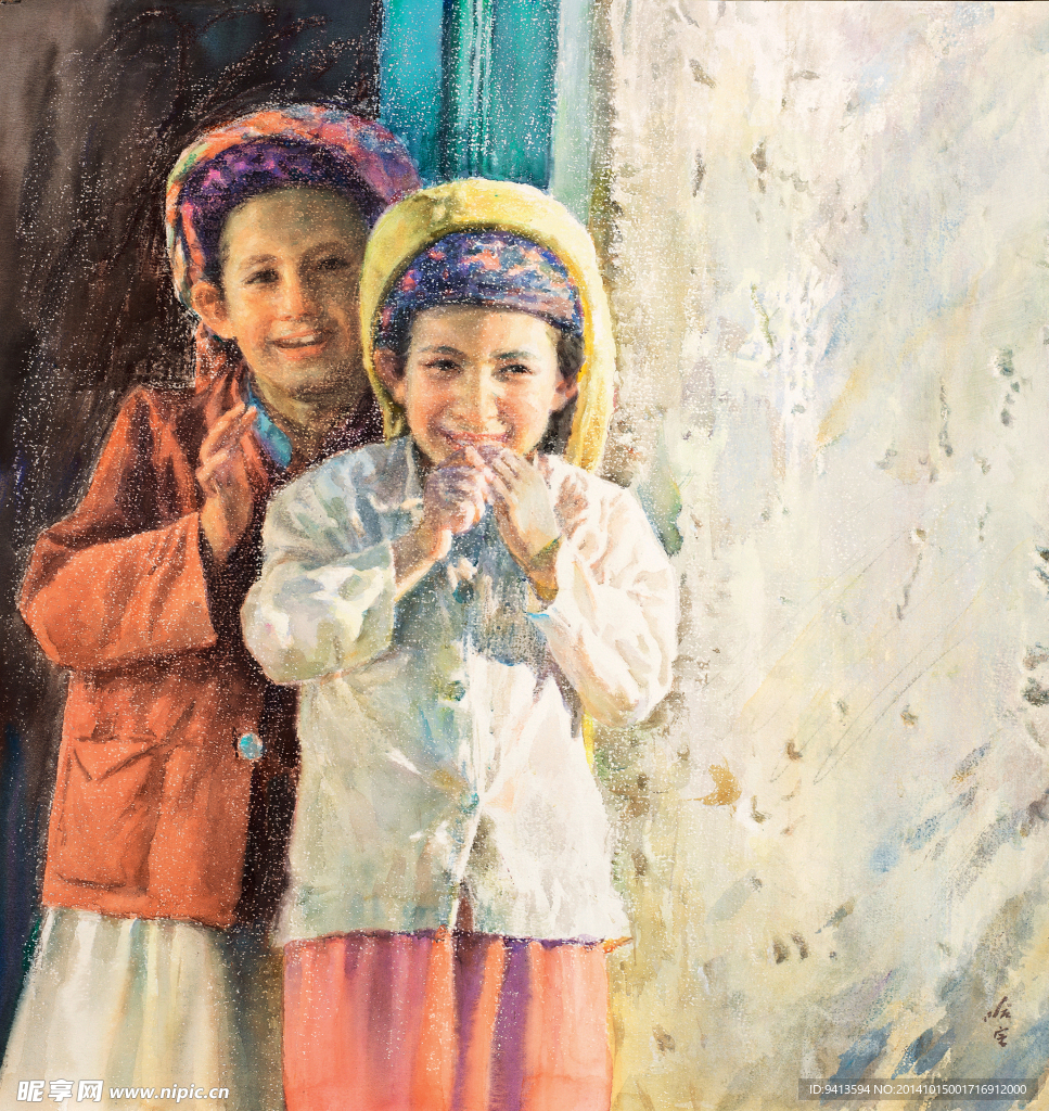 两个塔吉克族女孩