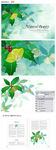 树叶铃铛背景图