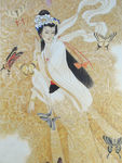 古代美女蝴蝶