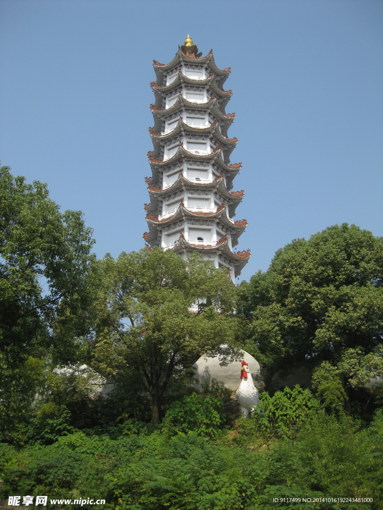 莲花山元明塔