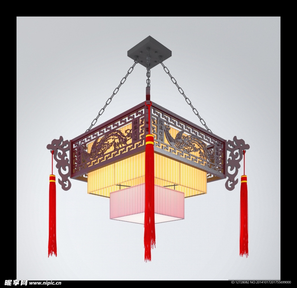 中式       吊灯