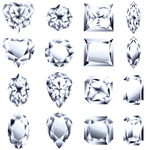 钻石宝石钻石切割素材