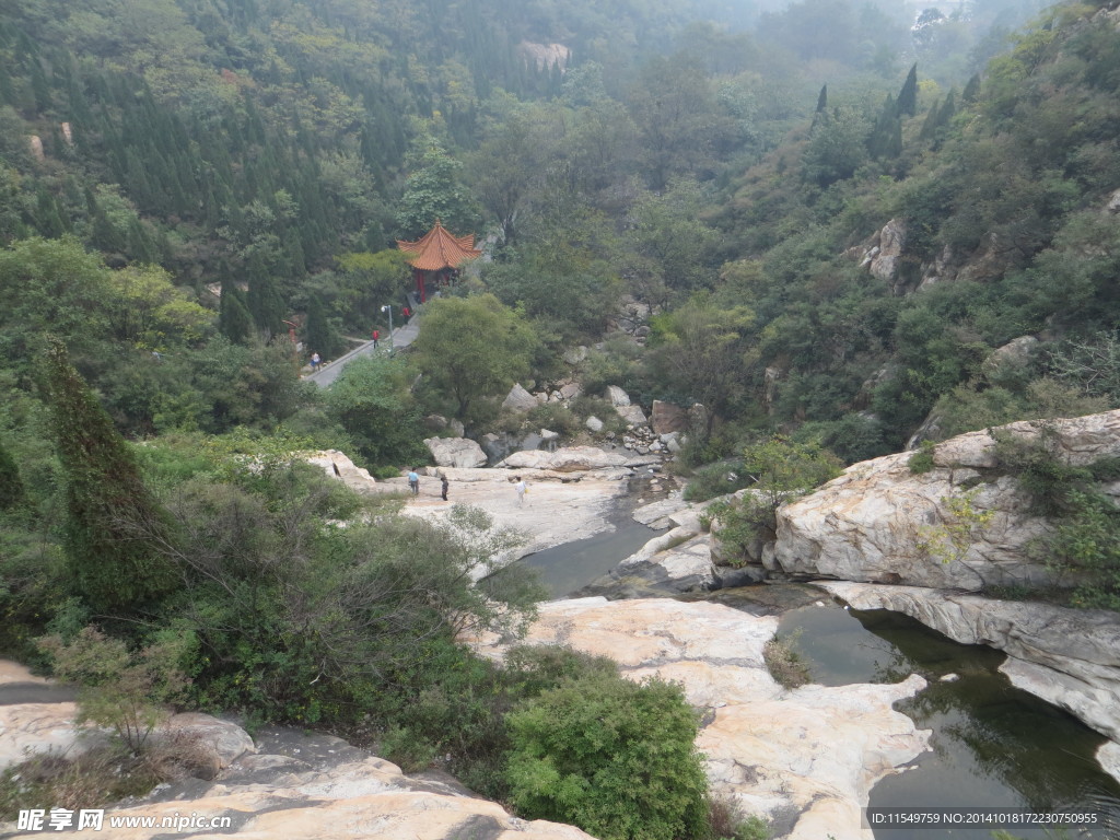 十潭峡谷  水泼亭