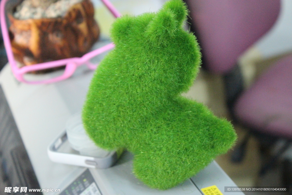 绿色植物  小清新 桌