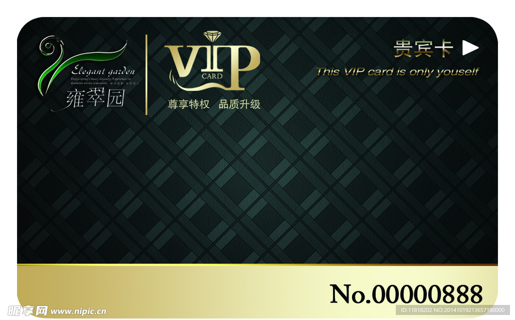 VIP贵宾卡正面