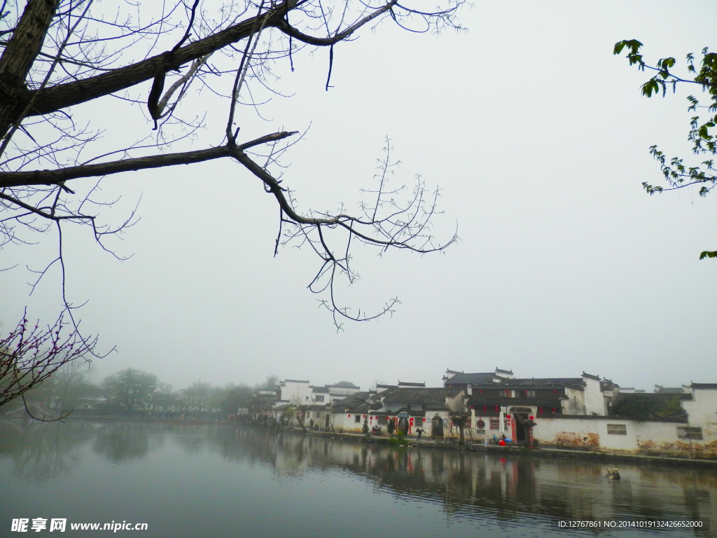 宏村的早晨