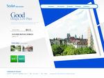 蓝色公司网站界面设计