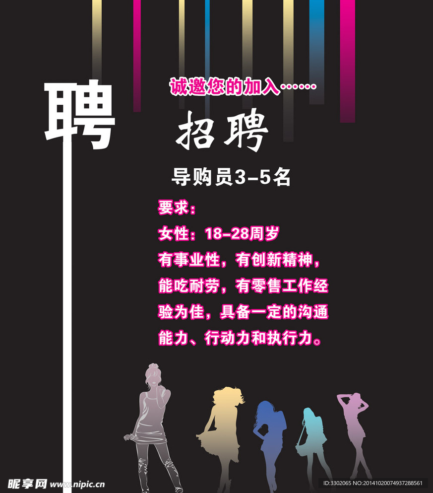 服装店招聘广告