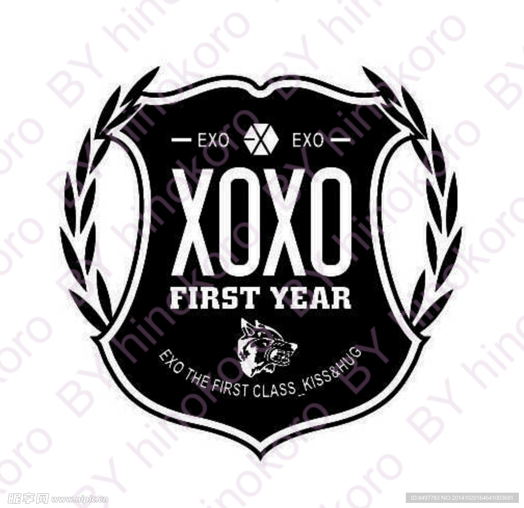 EXO XOXO 矢量图