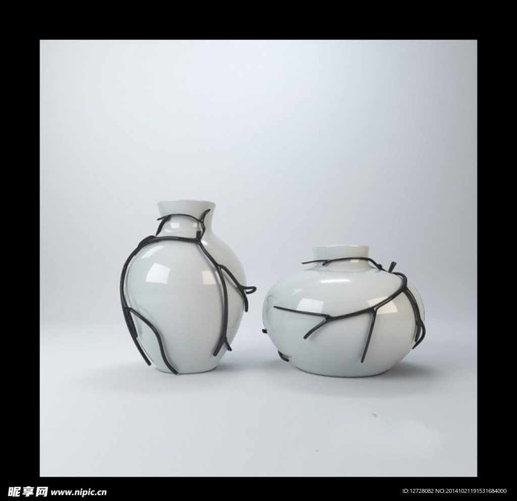 陈列品 花瓶 瓷器