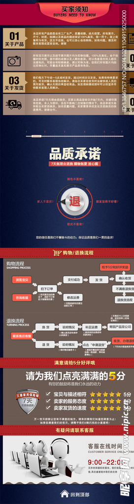 淘宝买家须知 七天无