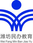 矢量民办教育logo