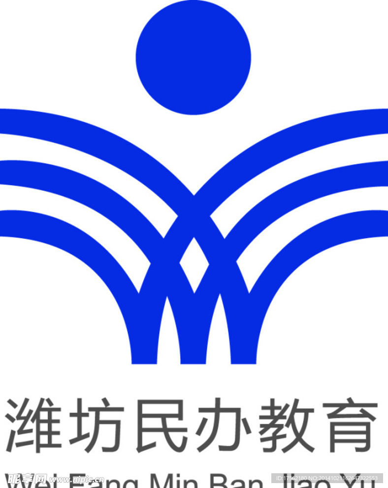 矢量民办教育logo