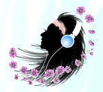 插画美女