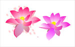 莲花矢量图