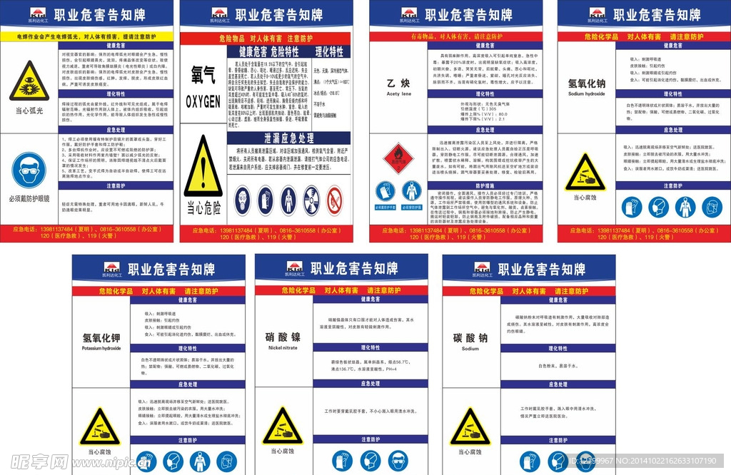 职业危害告知牌