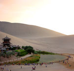 月牙泉景色