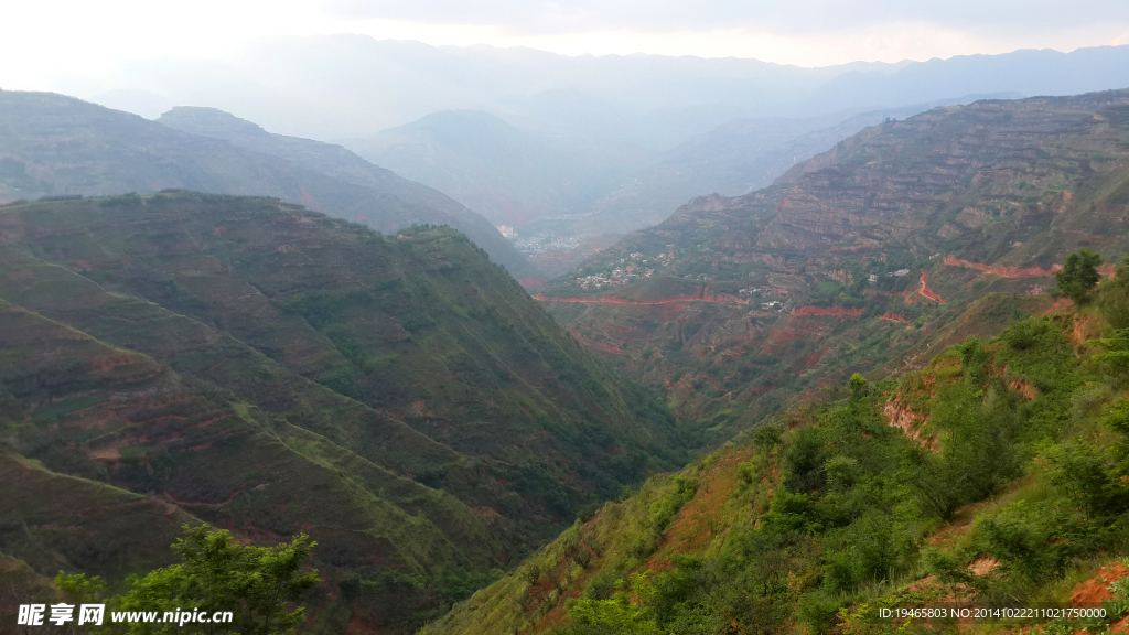 山间的风景