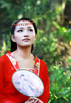 通城县黄袍山古装美女