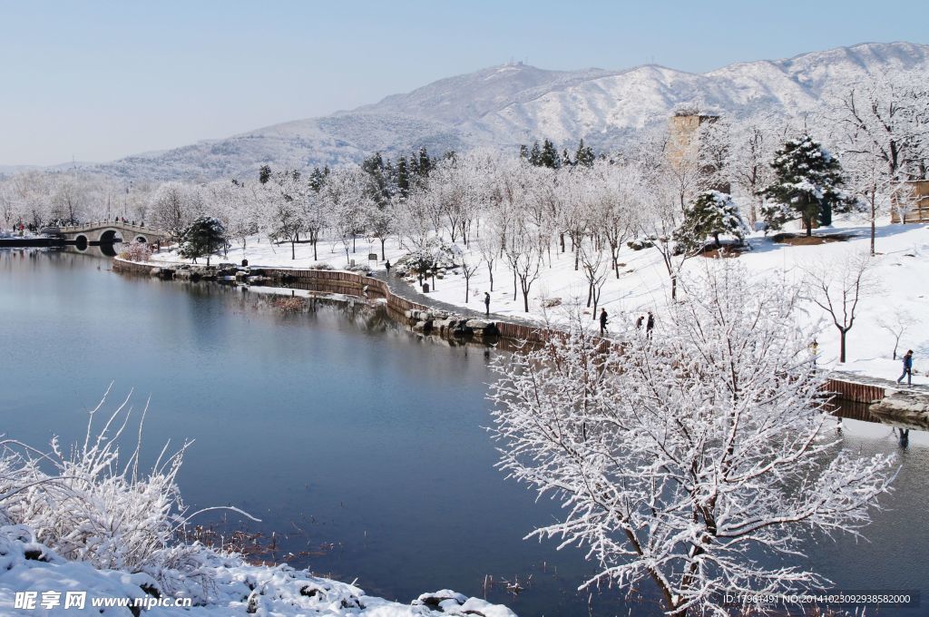 奥林匹克公园雪景