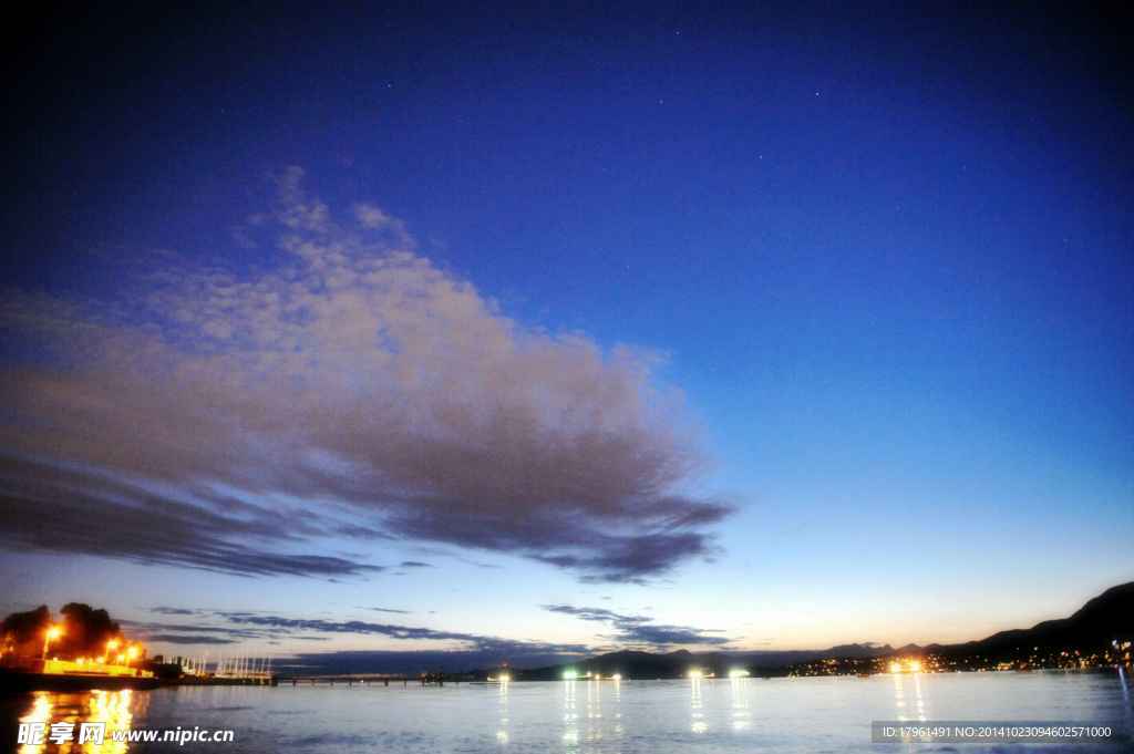 唯美海边夕阳