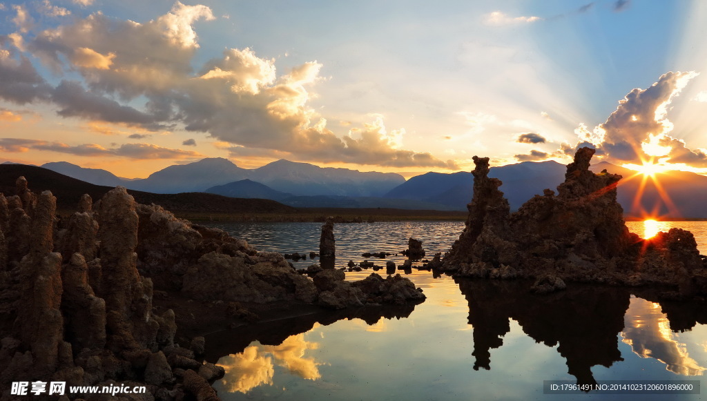 唯美夕阳大海