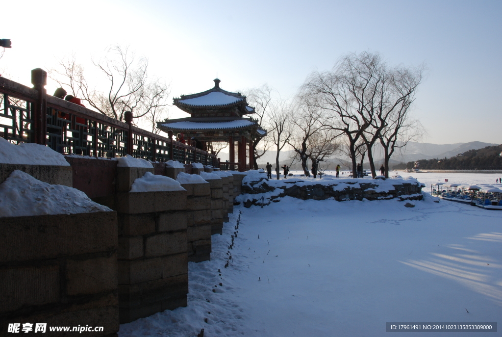 颐和园雪景